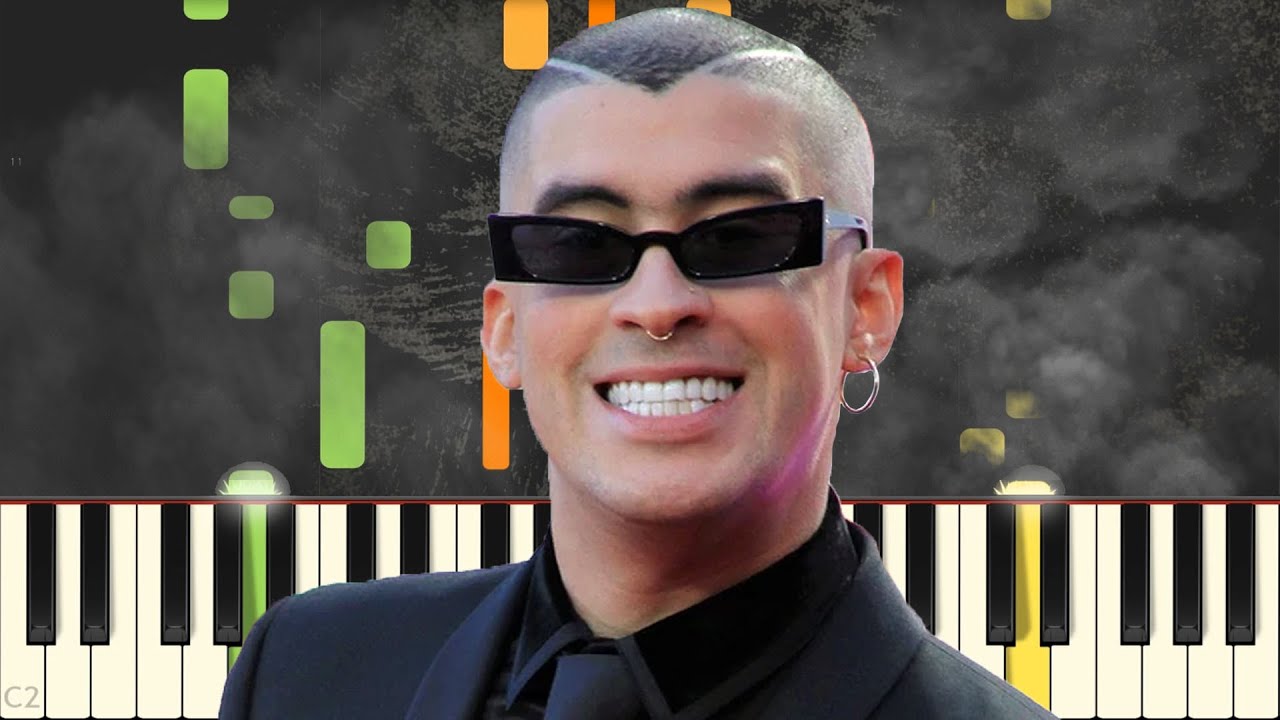 Ignorantes - Bad Bunny x Sech - Piano - Synthesia
