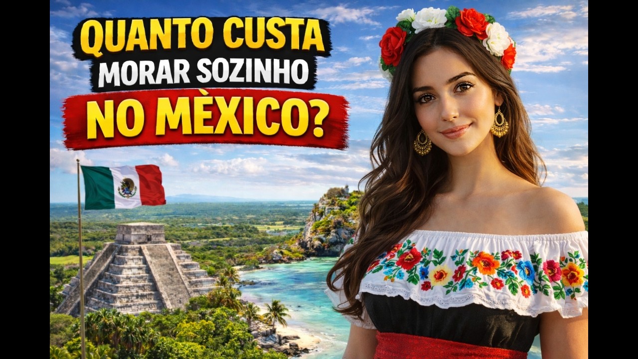 QUANTO CUSTA MORAR SOZINHO NO MÉXICO? O país da cultura!