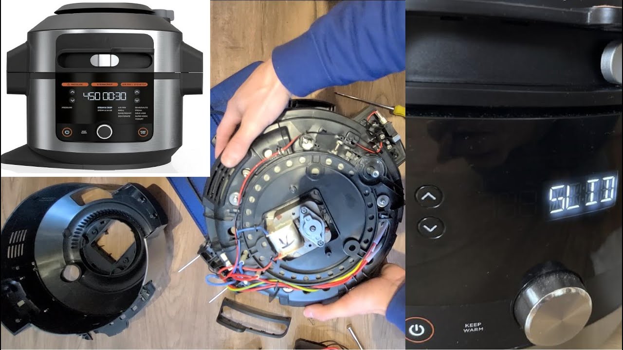 Ninja Foodi Smart Lid disassembly Problem troubleshooting and SLIDE problem fix
