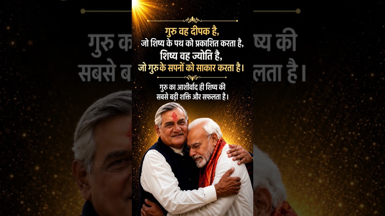 Narendra Modi atal Bihari Vajpayee Ji gale milte emotional #shorts #viral #motivation #modi