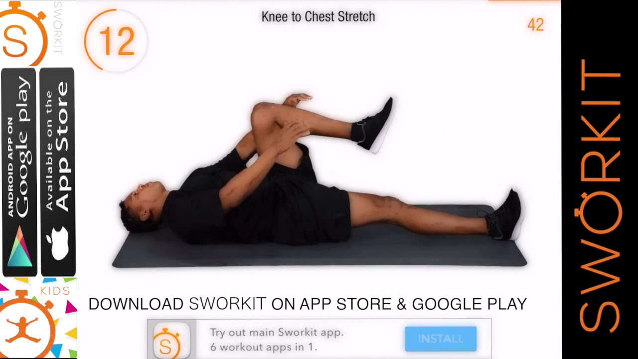 SWORKIT STRETCHES DEMO - #1 FREE STRETCHING APP