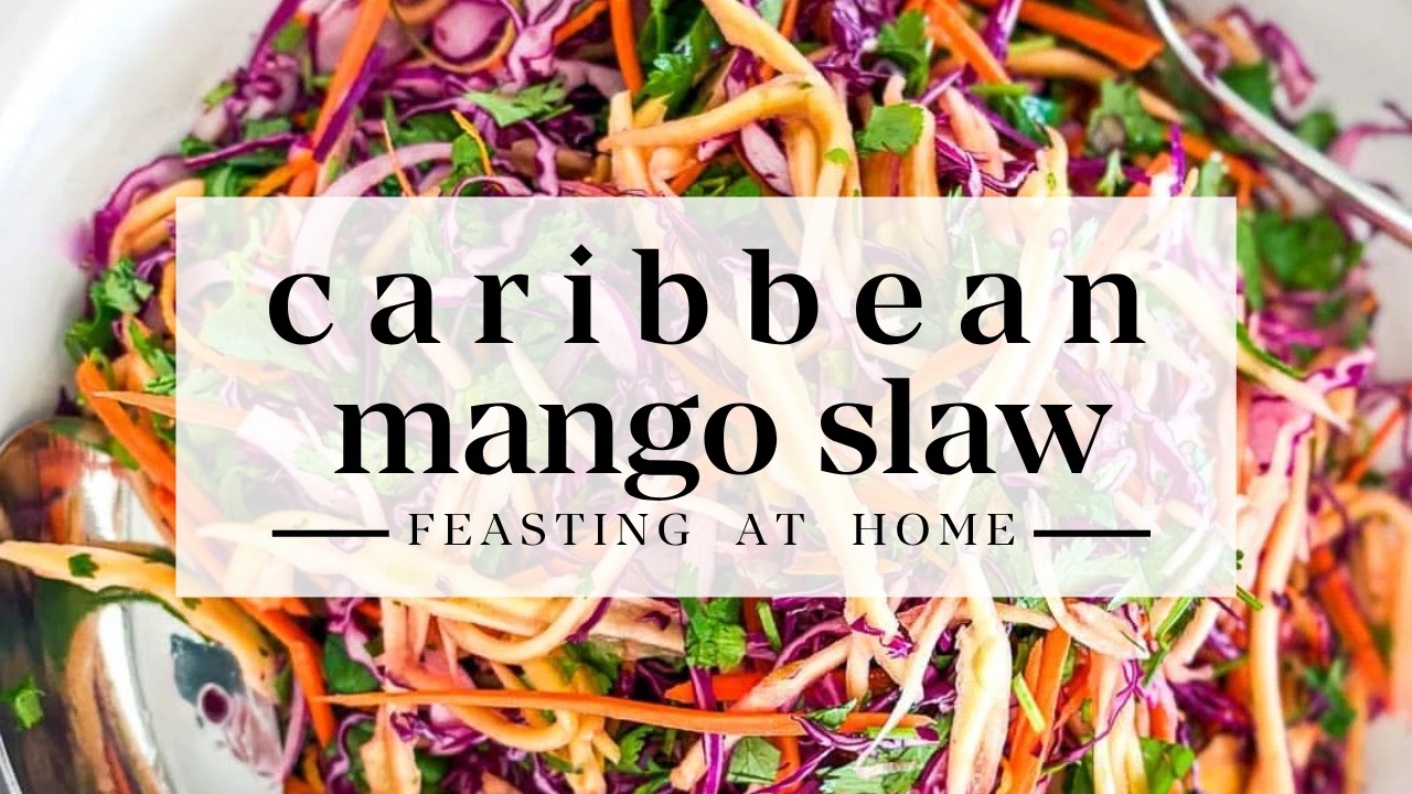 Refreshing & Versatile Mango Slaw