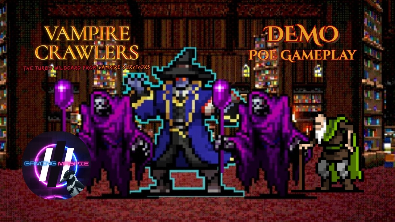 Don't let your CARDS BREAK in Vampire Crawlers! - Poe Gameplay (Demo) [Vampire Survivors Spin off]