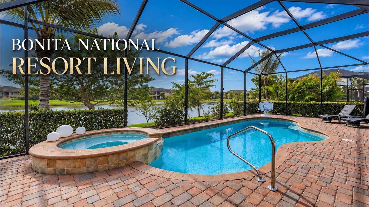 Bonita National Home | Custom Pool, Spa and Lake Views