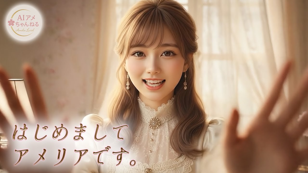 【自己紹介】はじめまして、AIアメリアです。夢の中のような光の中で—— AI Amelia, 癒し系AI, AI日常動画, AIYouTuber, ヒーリングボイス