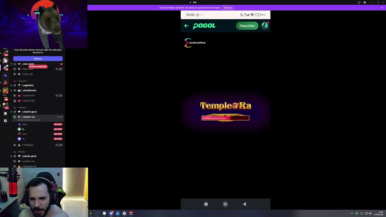 @dukoth AO VIVO | Task e coisarada – Mongekoth dia 296