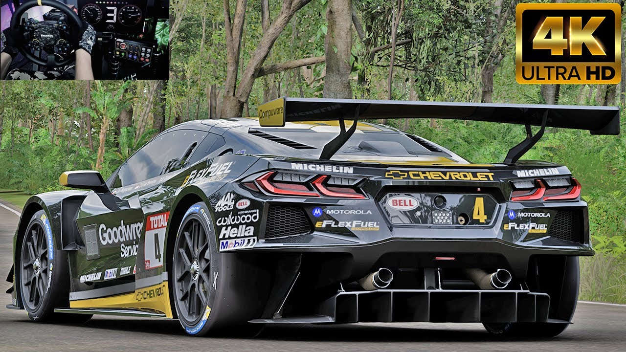 Chevrolet Corvette 850Hp Forza Horizon 5 MOZA R21 Steering Wheel