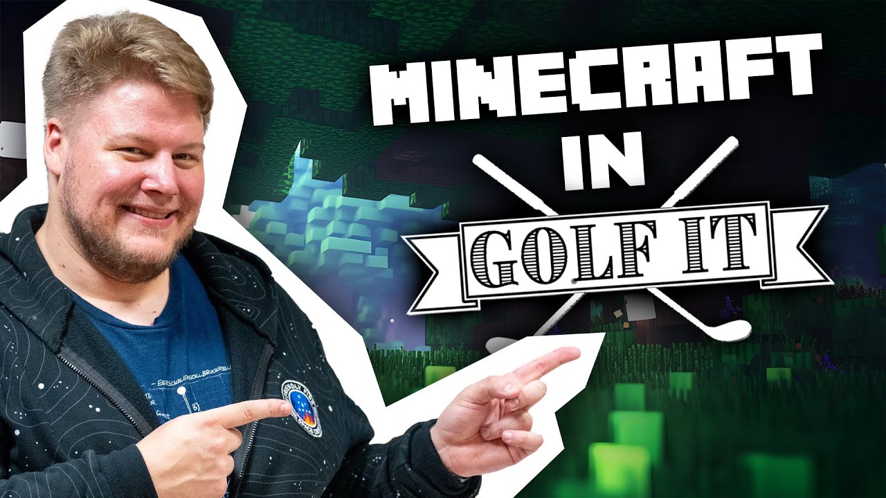 MINECRAFT GOLF MAP | Golf it