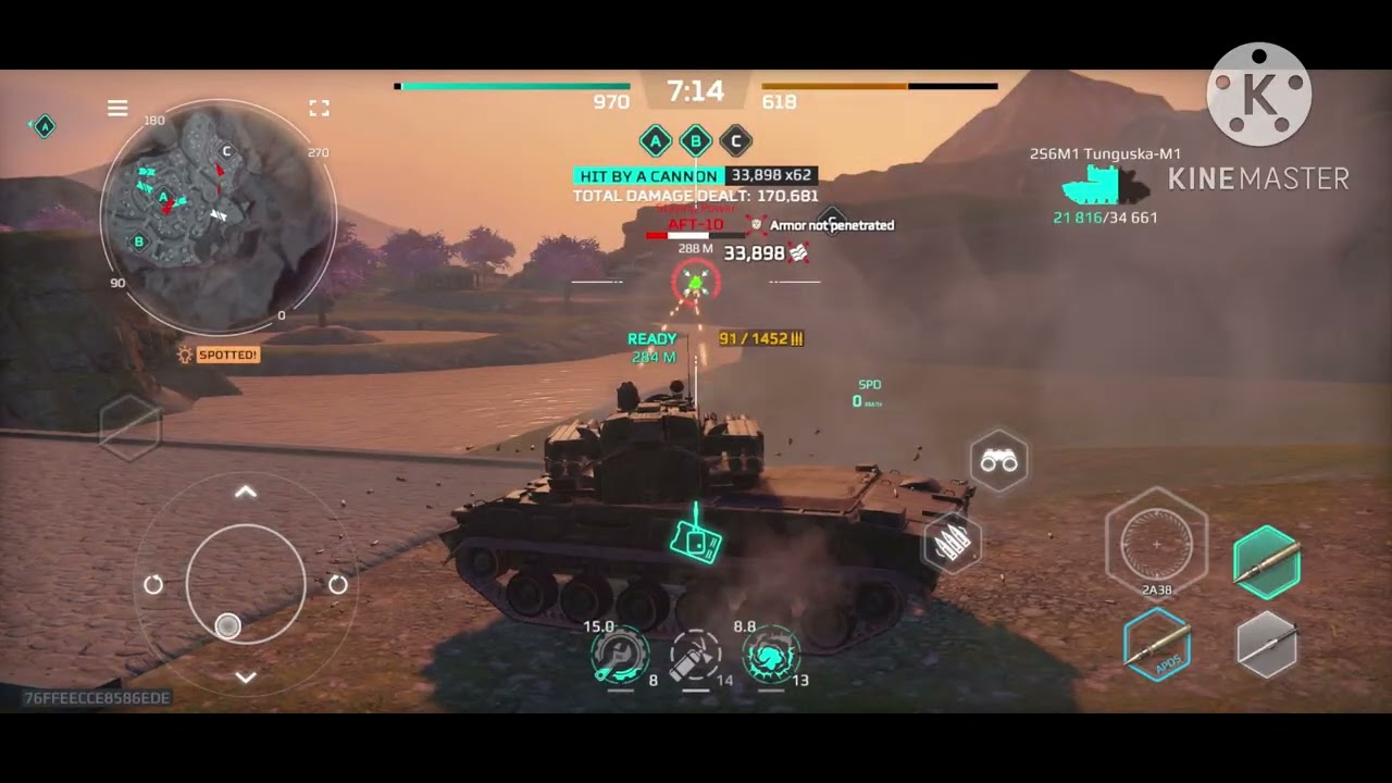 MWT: Tank Battles - 256M1 Tunguska M1 250,856 DMG 6 Kills