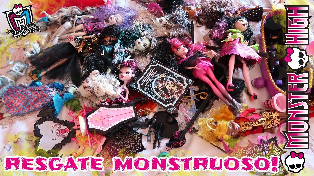 Resgate Épico Monster High 💀 Frankie, Cleo, Clawdeen, Draculaura, Spectra e  Lagoona de Chernobyl