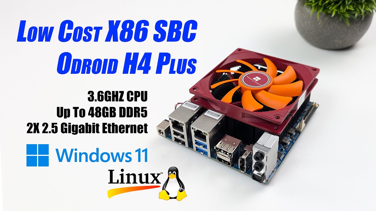 Odroid H4 Plus First Look! A New Low Cost X86 SBC That Runs Windows & Linux