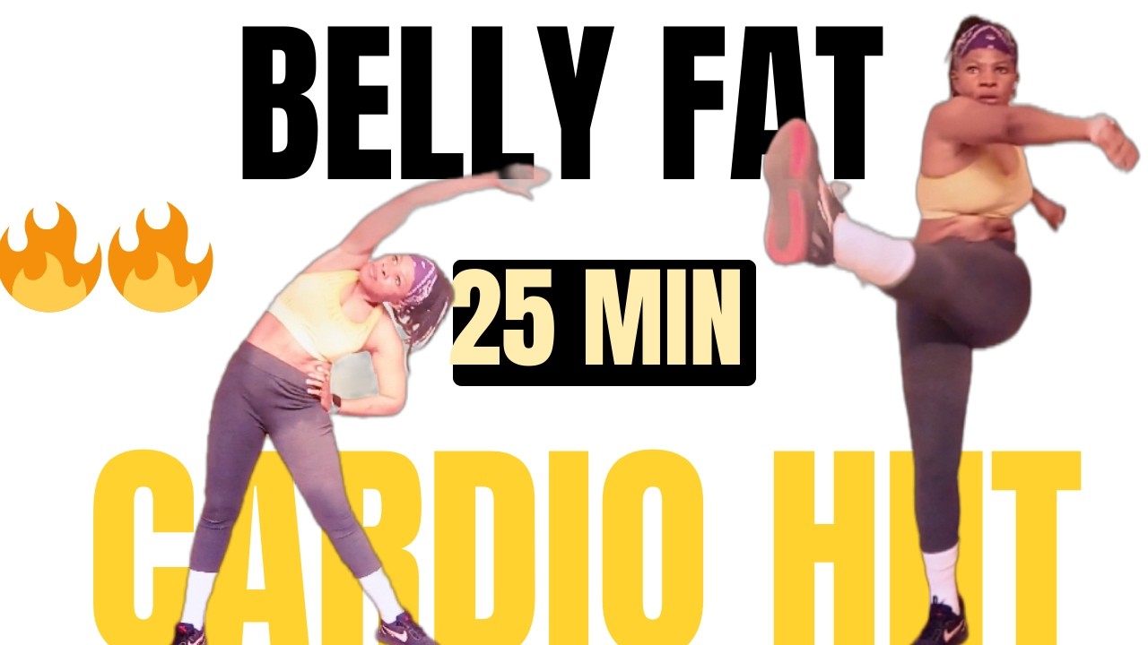 25 Min 🔥 Burning Belly Fat Cardio Workout- Toning home workout beginner (Low Impact)