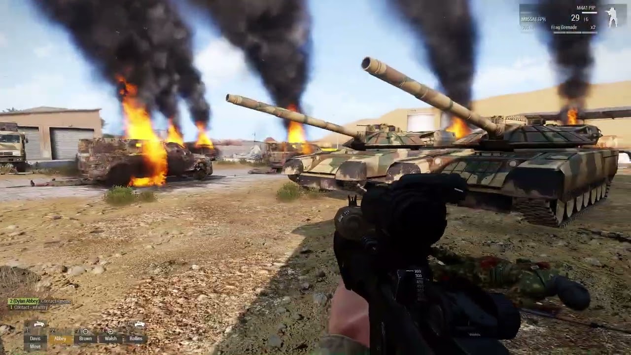 Rebels Camp Obliterated! I ARMA 3 Gameplay