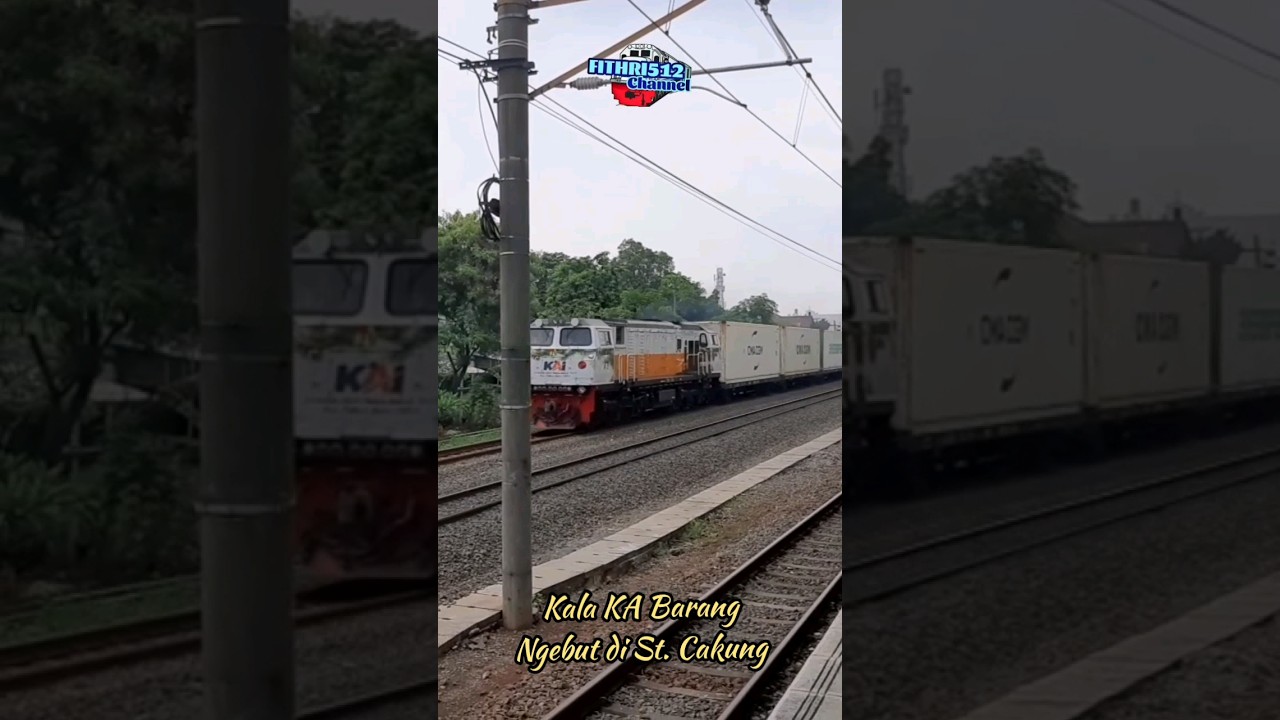 #reels #shorts #kai121 #railfansindonesia #huntingkeretaapi #kabarang ngebut di #stasiuncakung
