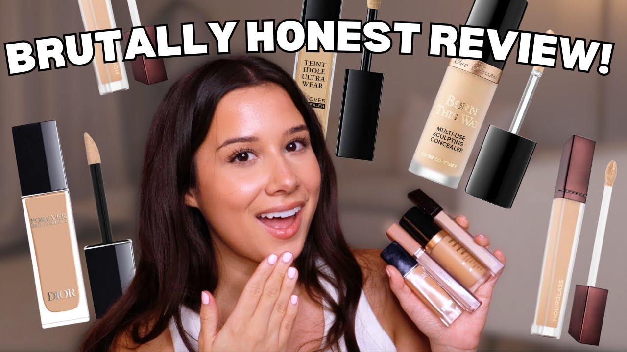 Rating The Best Concealers for Dark Circles | lancome idole, hourglass vanish, dior forever