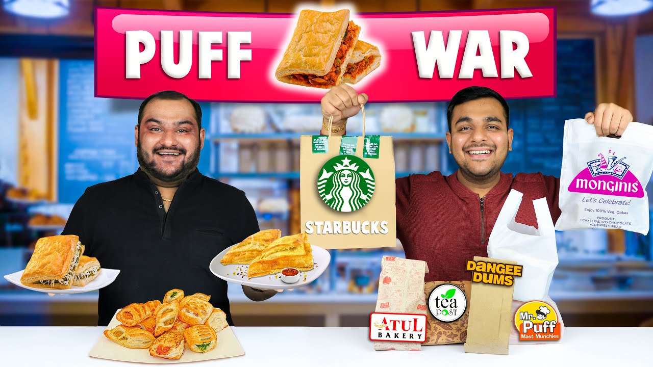 The Puff War | Patties Challenge | Food Challenge | Viwa Food World