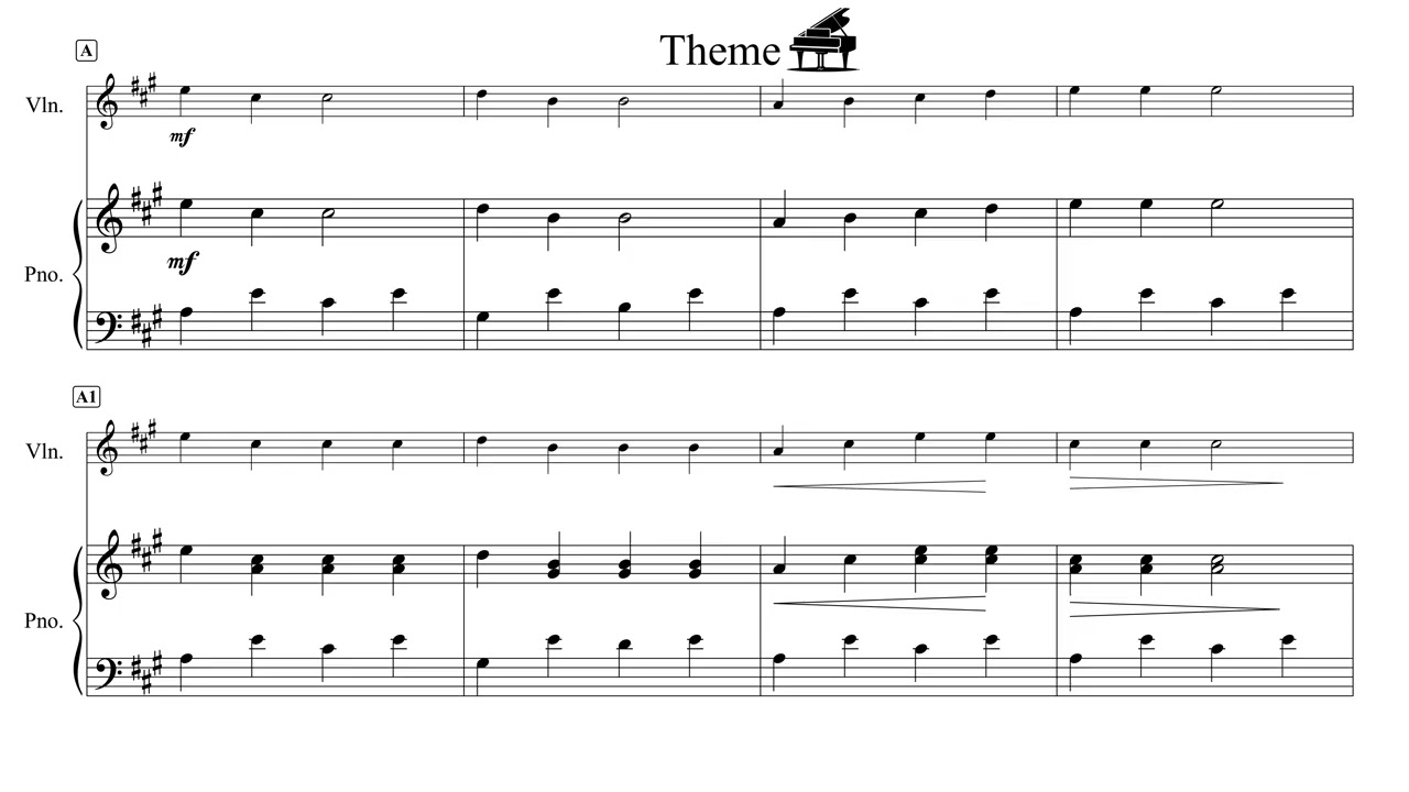 Lightly Row | Piano Accompaniment (𝅘𝅥= 95) | Suzuki Violin Book 1