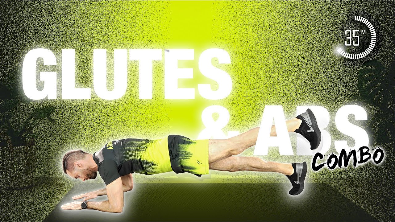 35 min Glutes & Abs combo workout Vol. 2| Allenamento glutei e addome| home fitness