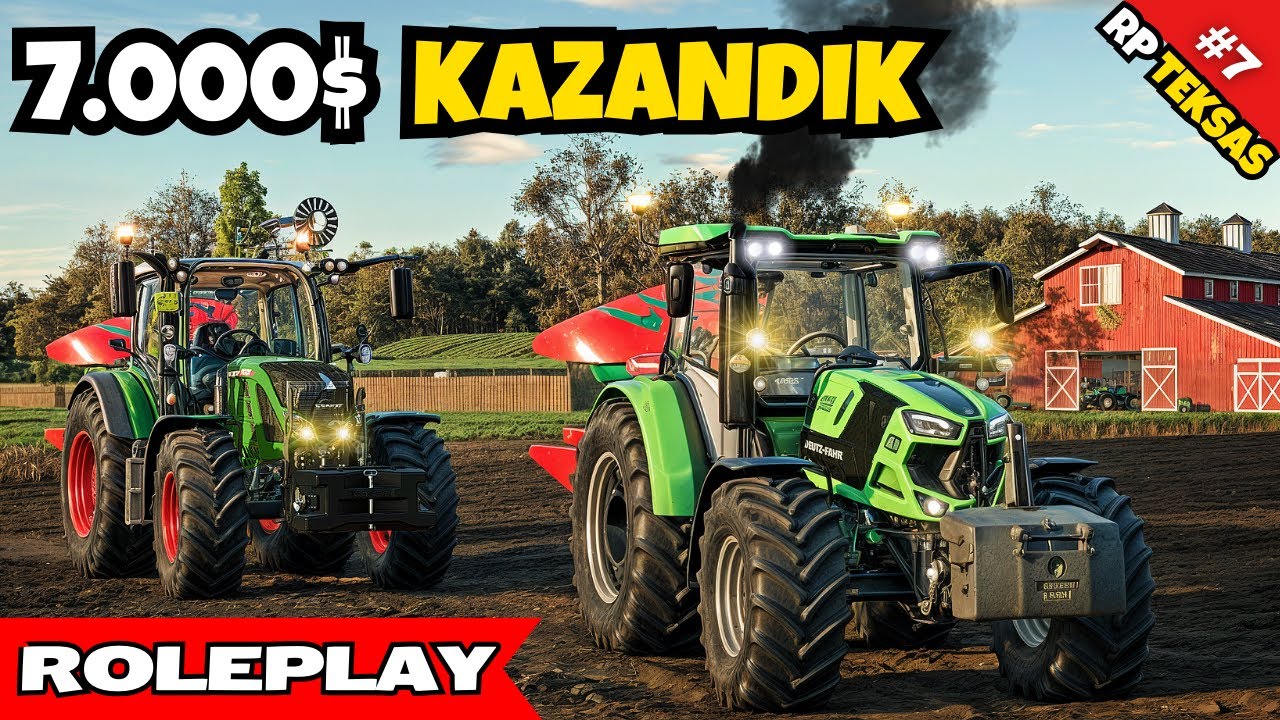 ÇİFT SÜRME İŞİ İLE GÜNDE 7.000$ KAZANDIM  | FS 25 GERÇEK HAYAT | MEDRP TEKSAS | S4 B7
