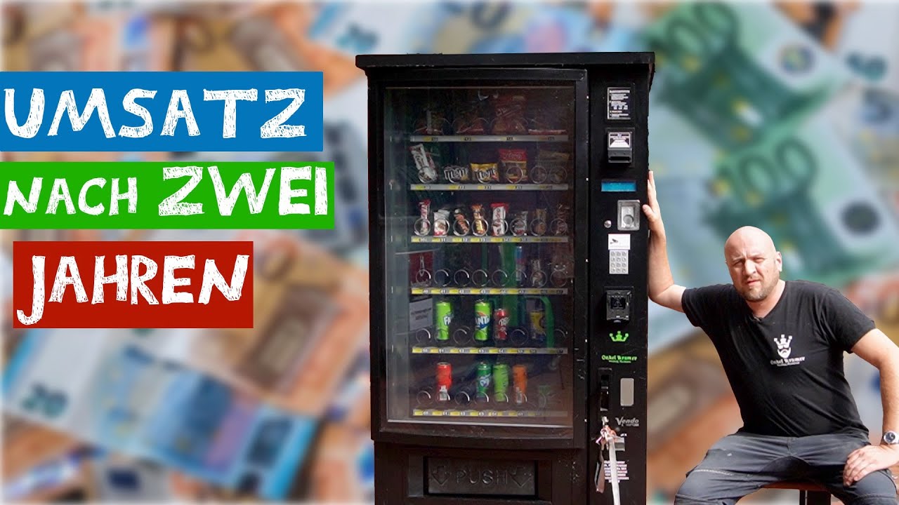Umsatz 1 Snackautomat nach 2 Jahren 💰