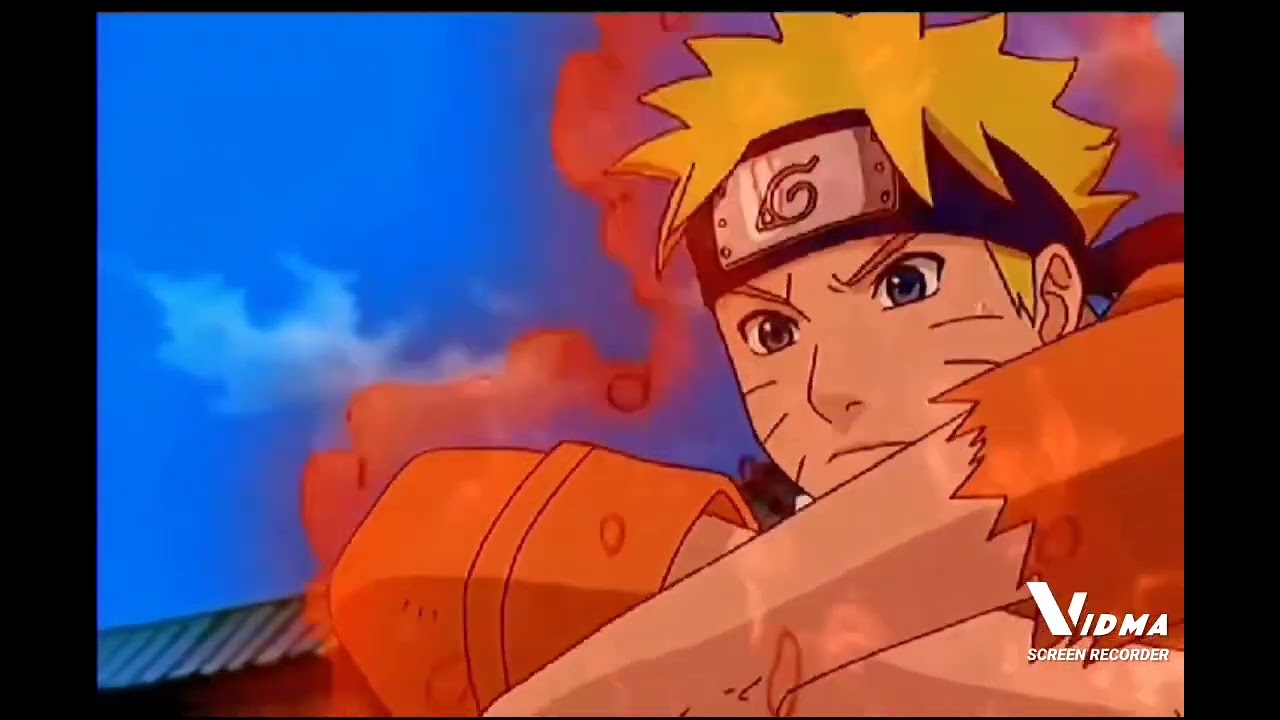 Naruto com a Raposa de 9 caudas.