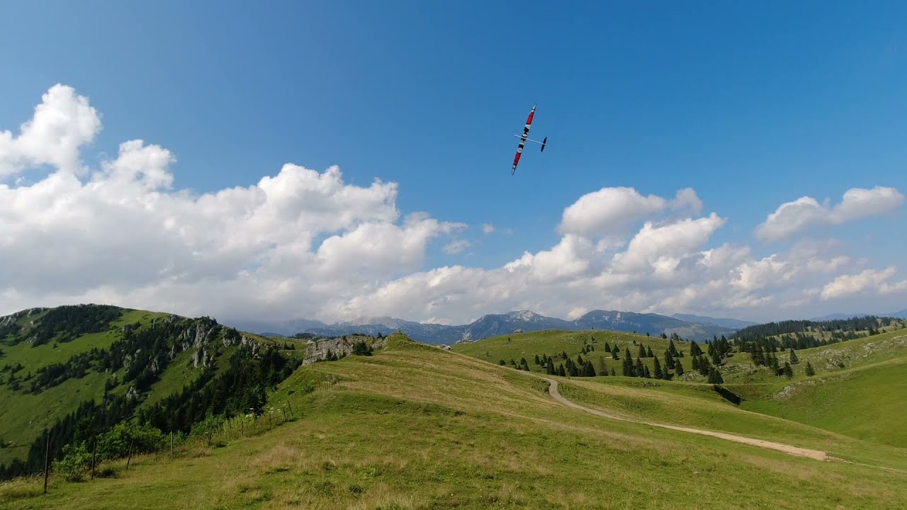 Aer-O-Tec OrcaProX 120C Dynamic soaring @ Velika Planina