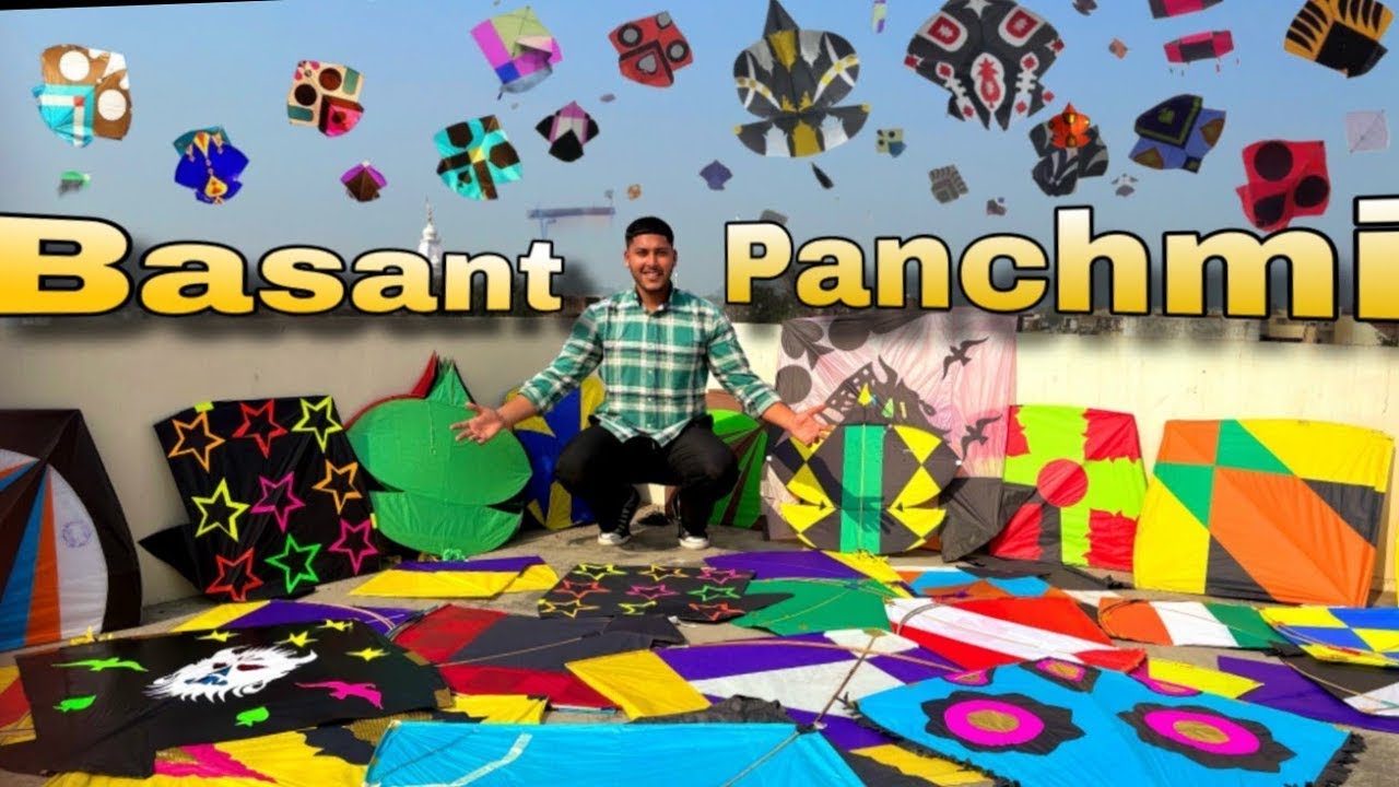 Basant Panchami 2025  Kite Flying Vlog 🪁 Full Masti with Friends