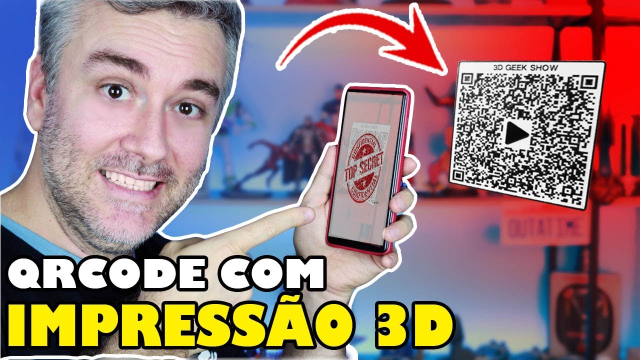 Como fazer QRCODE na sua IMPRESSORA 3D de maneira MUITO FÁCIL - Ender3