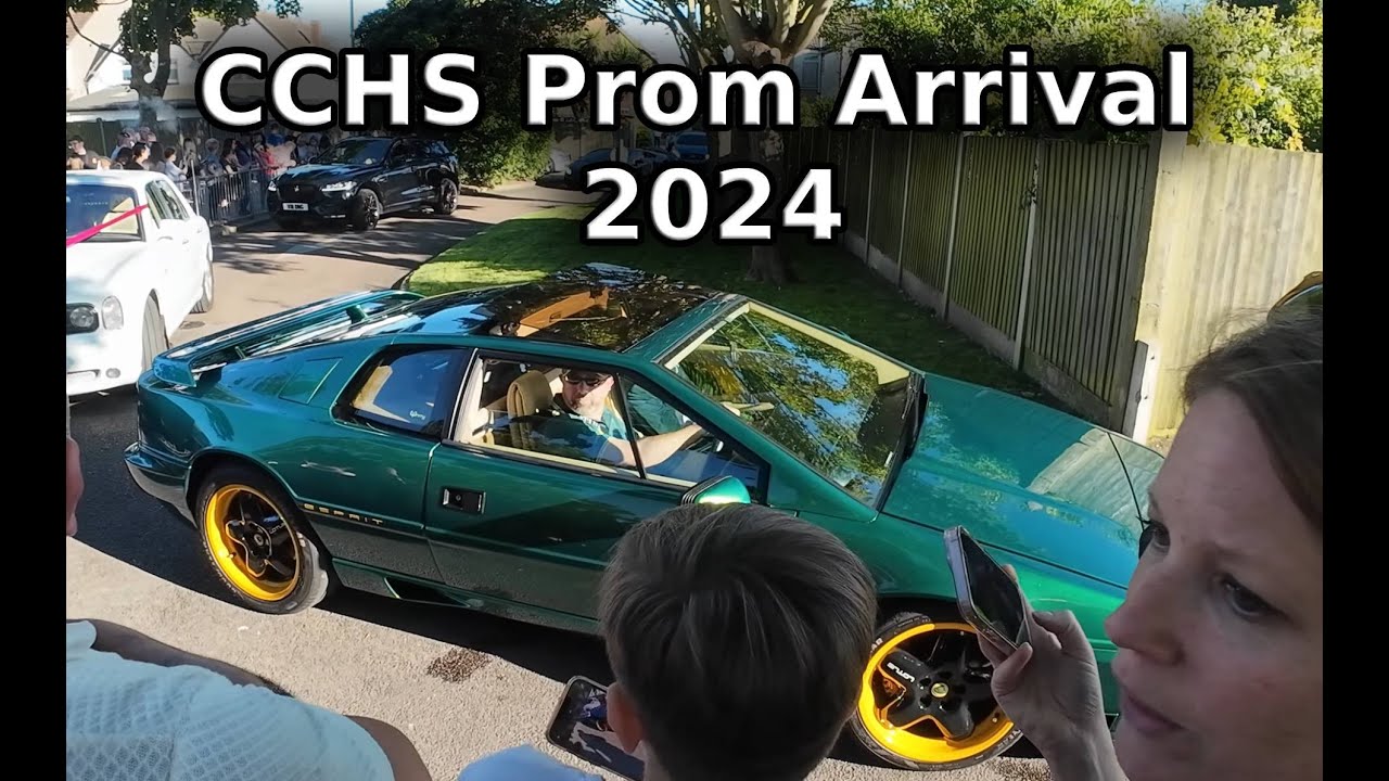 Arriving at Clacton County High School Prom 2024
