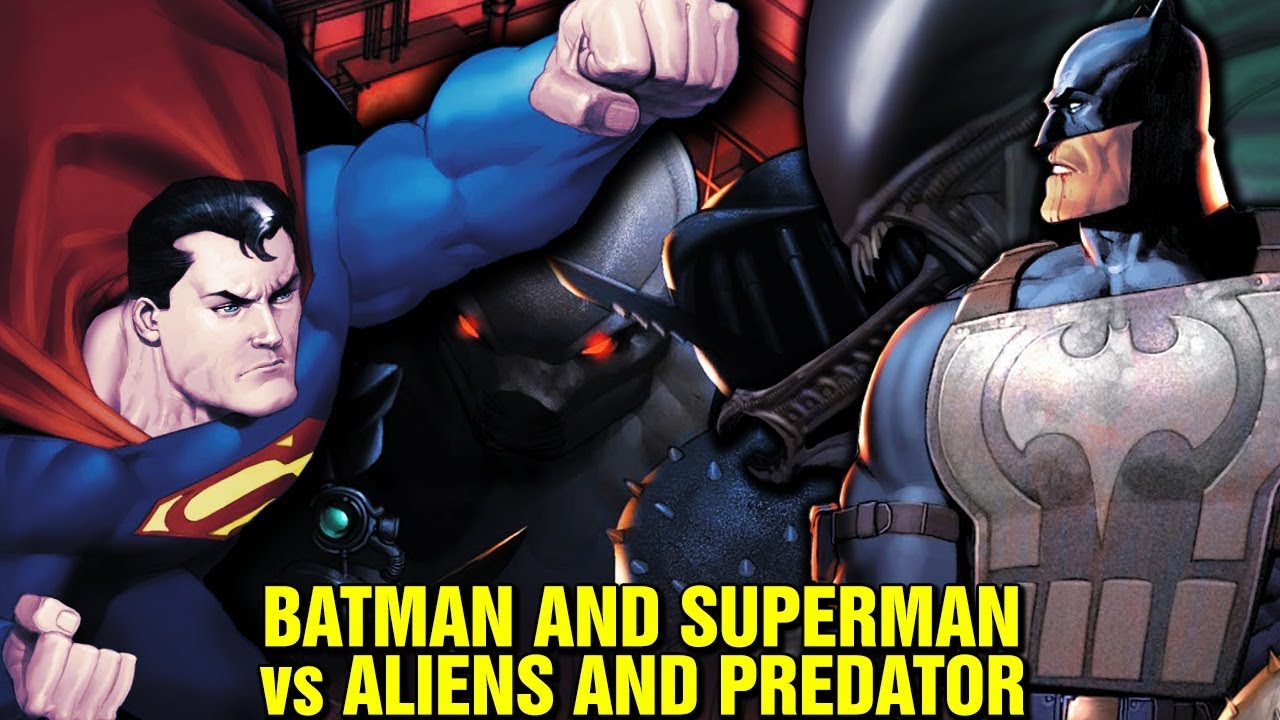 ANCESTRAL HUNTERS EXPLAINED - SUPERMAN AND BATMAN VS ALIENS AND PREDATOR ICE AGE STORY