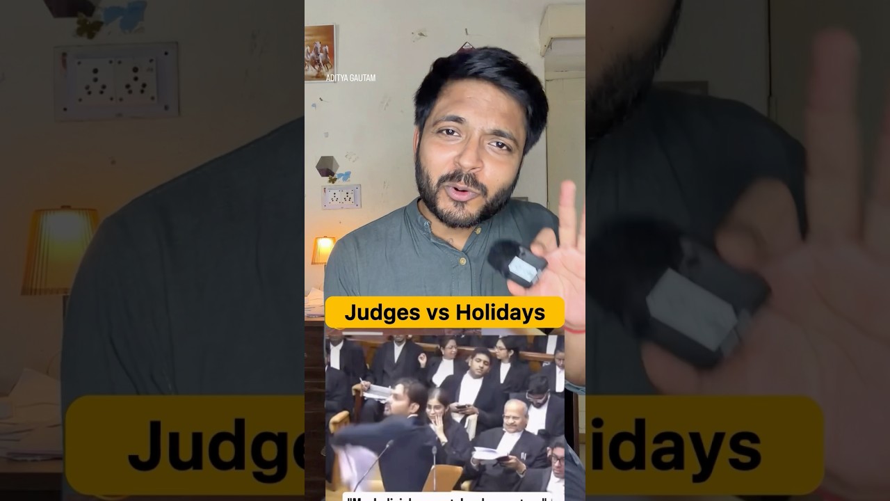 Why indian judges having too much holidays | pending cases in court #supremecourt #holiday