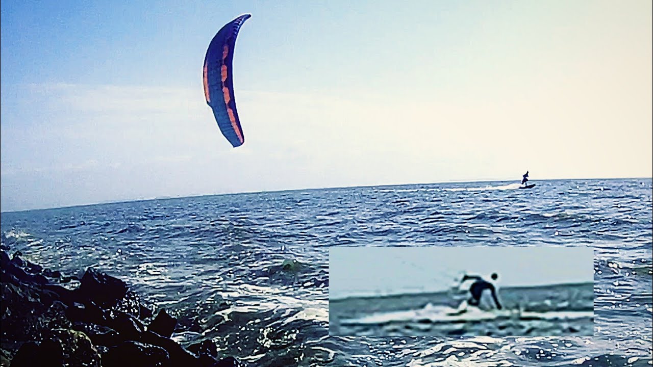 Kiten Meldorfer Bucht (Halse mit Directional Board & Relaunch Flysurfer Soul) | #029