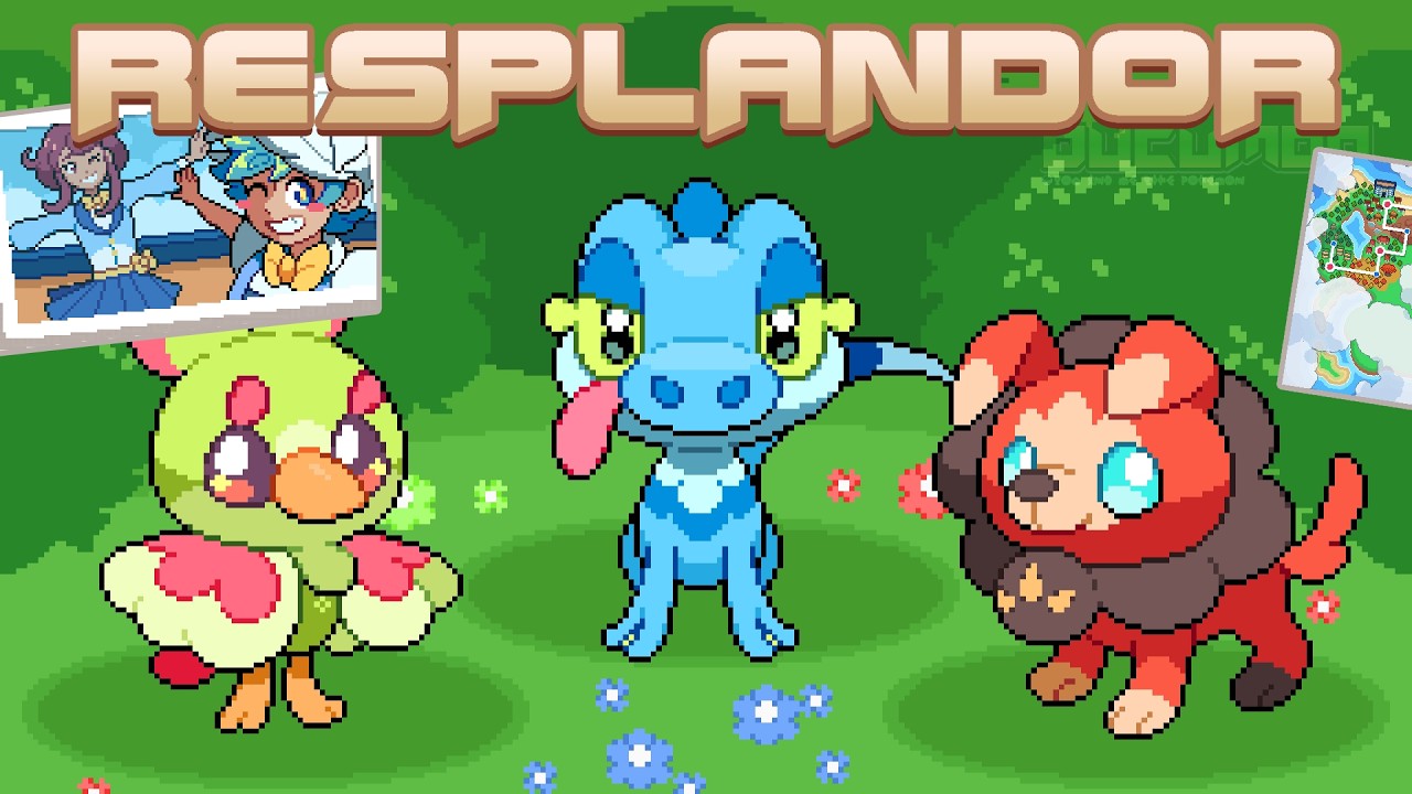 Pokemon Resplandor - Great Spanish Fan-made Game, New Region - Story- Fakemon with Good Graphics