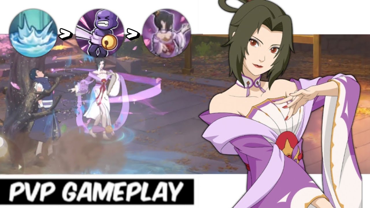 Best Combo Kurenai (Tanabata) Spell Water Surge + Skill 2 + Bunshin 