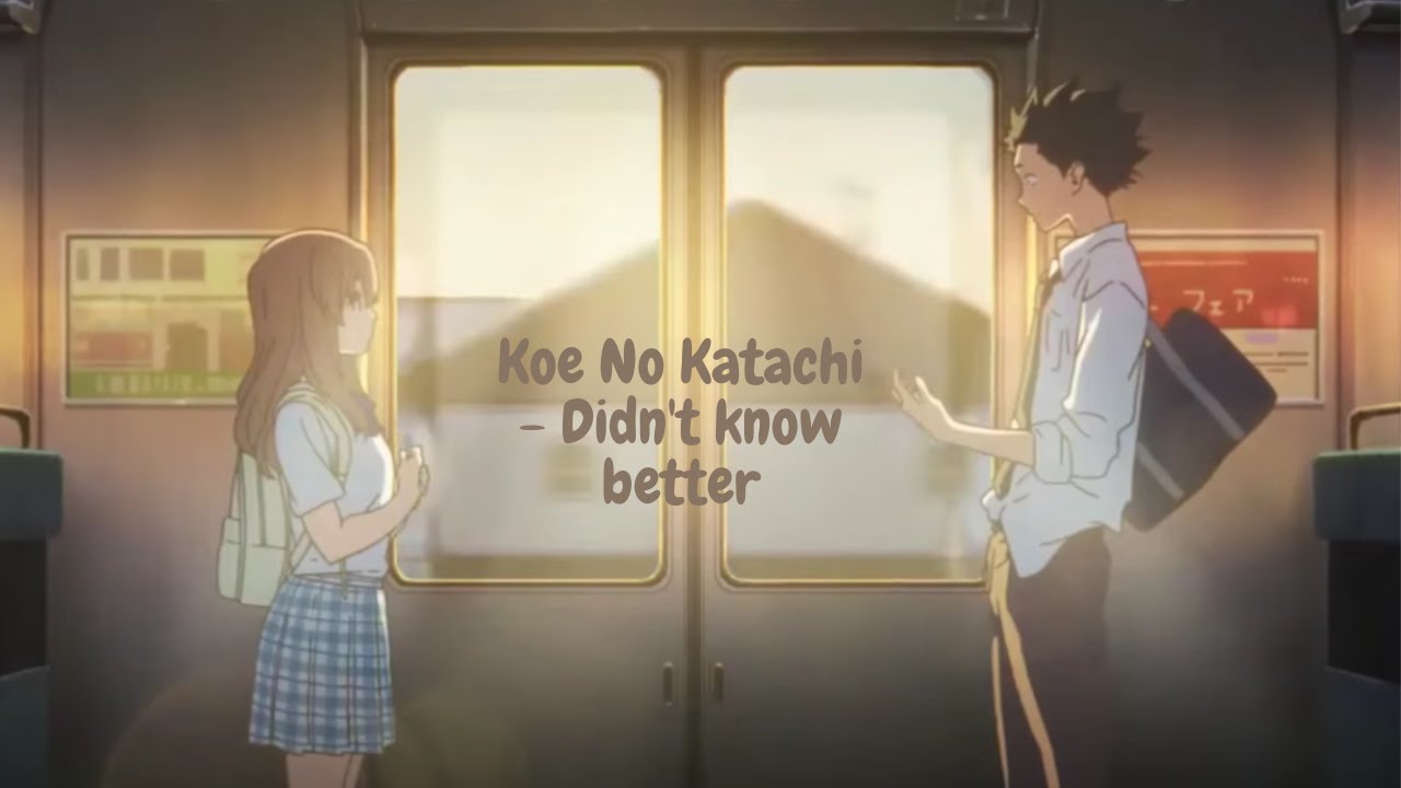 Koe no Katachi   Didn't Know Better AMV