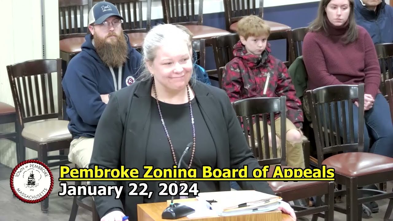 Pembroke Zoning Board of Appeals: 1/22/24