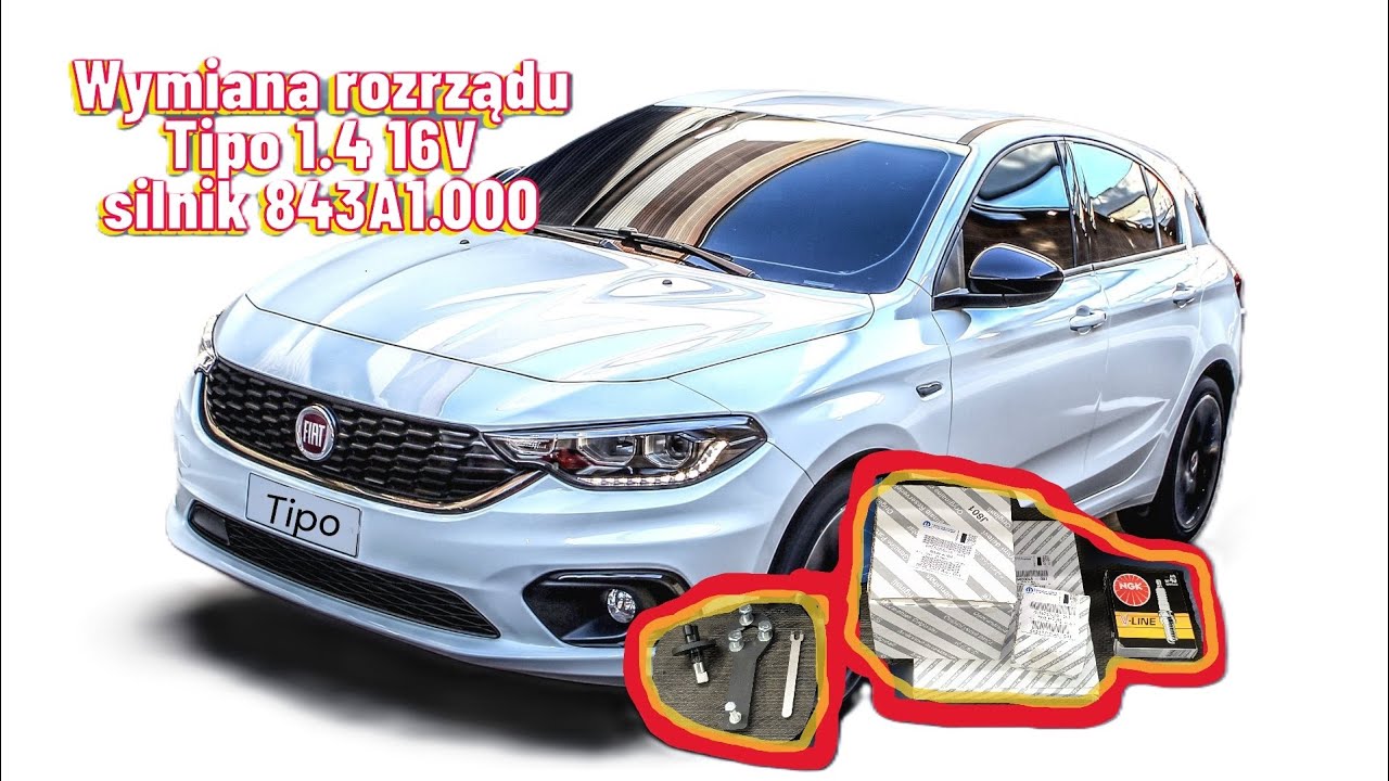 Fiat Tipo 1.4 16V 843A1 2018r - wymiana rozrządu