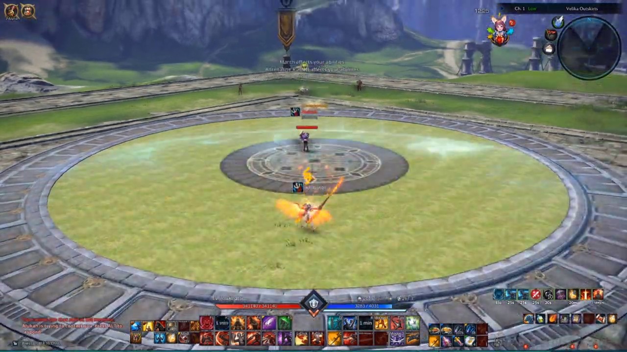 Tera PvP Lancer ONE GRAB ONE KILL 1v1.