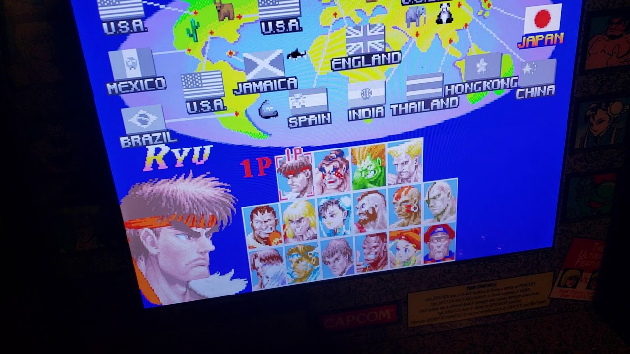 SF2 Arcade1Up upgraded with NOS Happ Controls Ultimate Joystick