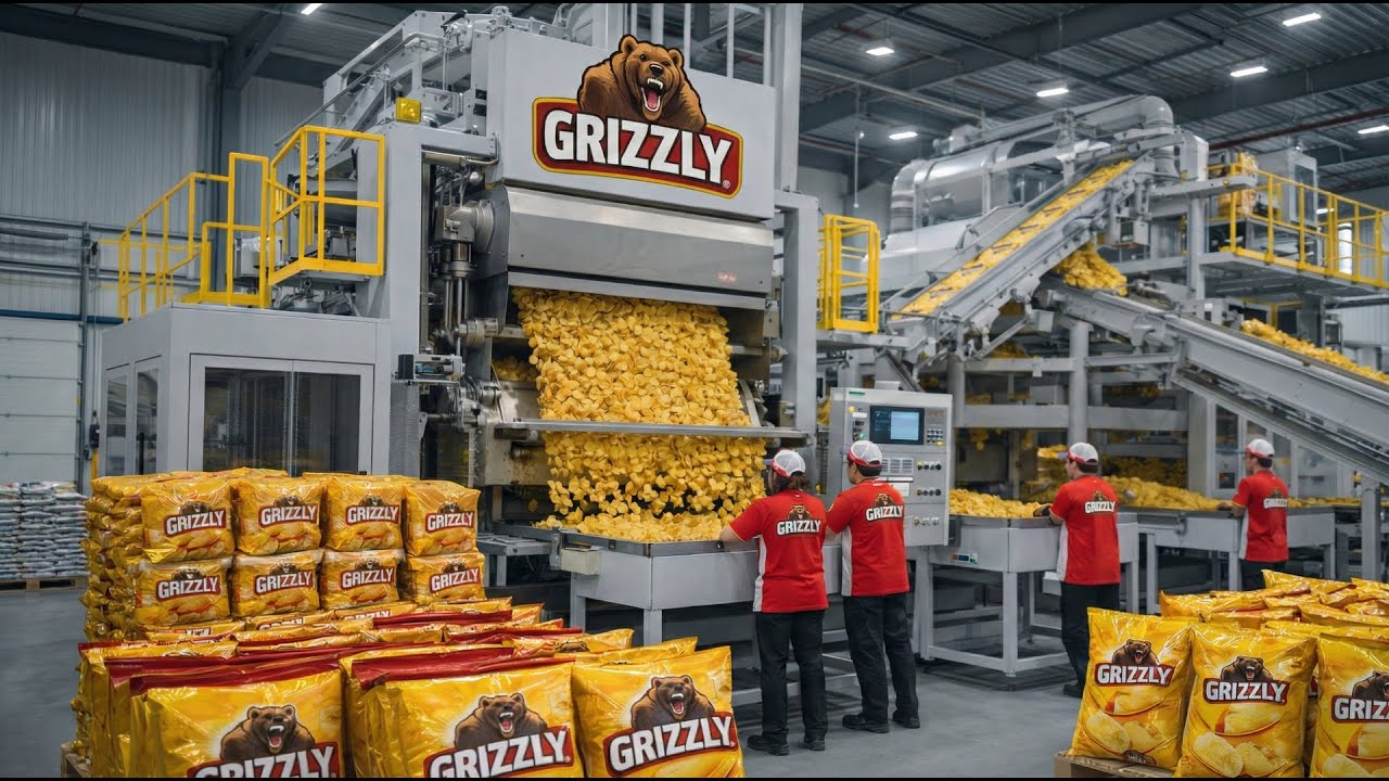 Inside the world's largest GRIZZLY factory: from a potato farm to billions of dollars worth of chips