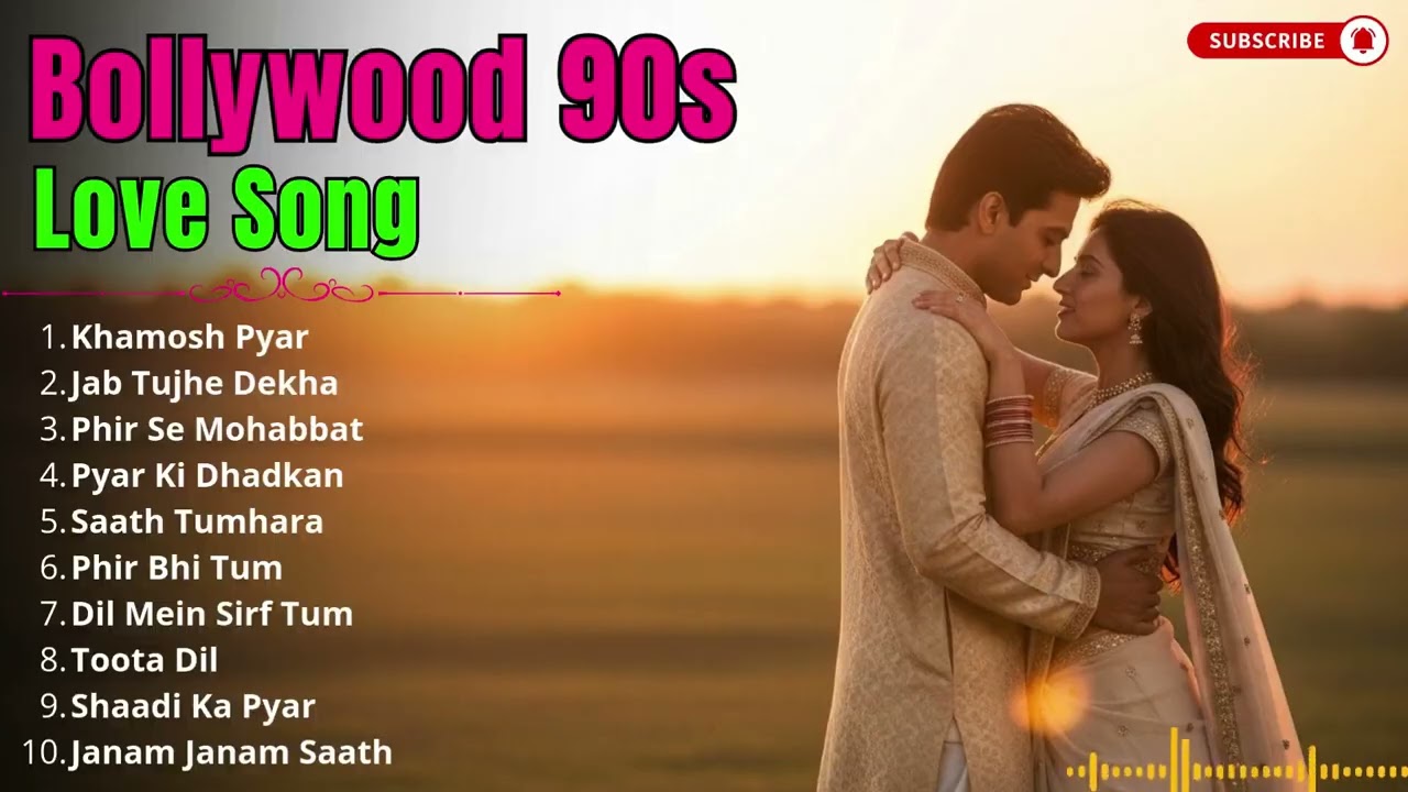 🎧 Chill Bollywood 90s Romantic Mix | Relaxing Hindi Love Tunes