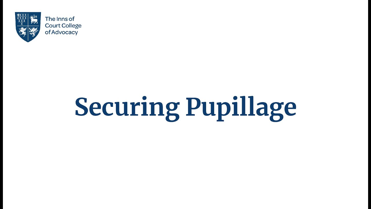 Securing Pupillage with the Inns of Court College of Advocacy