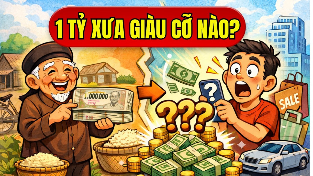 1 TỶ NGÀY XƯA GIÀU TỚI MỨC NÀO? | Tài Chính Và Tiền