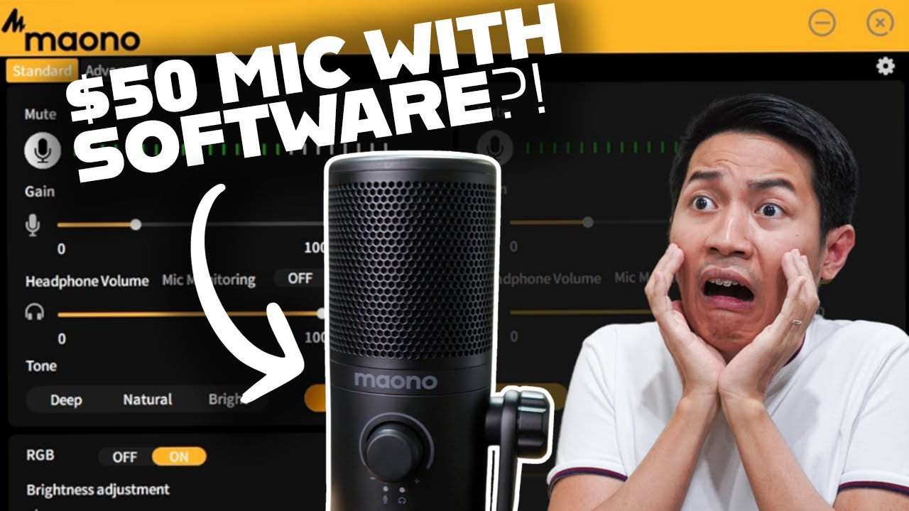 Maono DM30 Unboxing and Review - $50 Mic. DEEP Trailer Voice! (Ft. Fifine A6V)