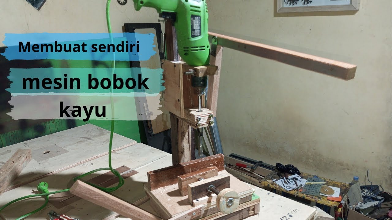 membuat mesin bobok kayu rakitan (chisel mortiser)