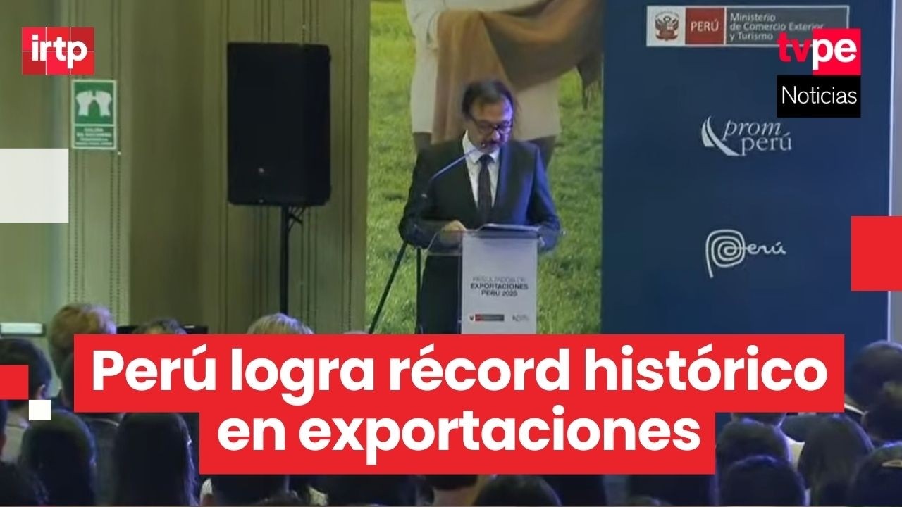 Perú alcanza récord de 90 000 millones de dólares en exportaciones durante el 2025