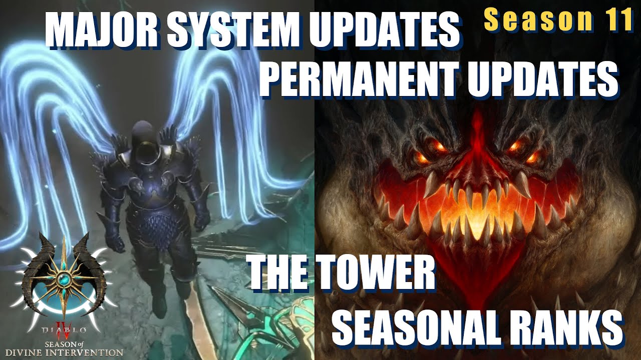 ALL YOU NEED TO KNOW ABOUT SEASON 11 & PERMANENT CHANGES - Diablo 4 (Season of Divine Intervention)