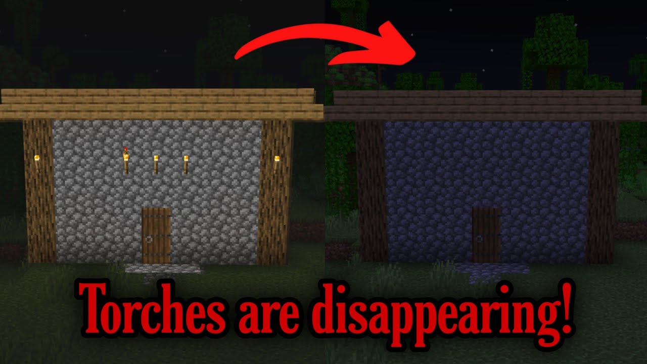 If the Torches of your house keep dissappearing, someone is in your world!