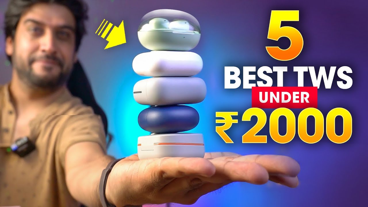 TOP 5 BEST TWS Earbuds Under ₹2000 Rs in 2023!! 🔥 Best True Wireless Earphones 2023