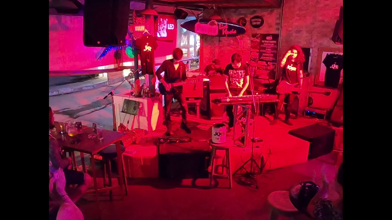 ACDC, Back in Black cover by Joker Parade, Koh Samui